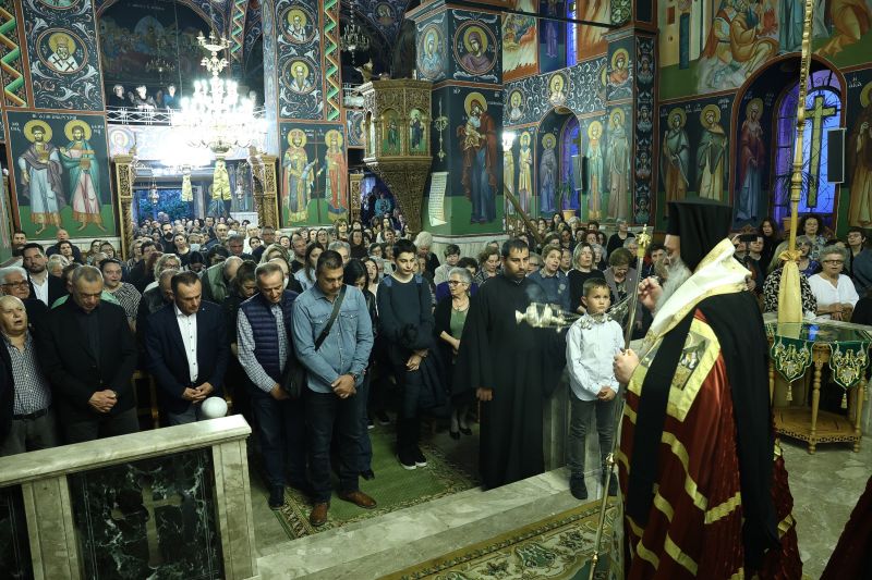 Η Σύναξη του Οσίου Γεωργίου του νέου ομολογητού (Καρσλίδη) στην Ιερά Μητρόπολη Δράμας.